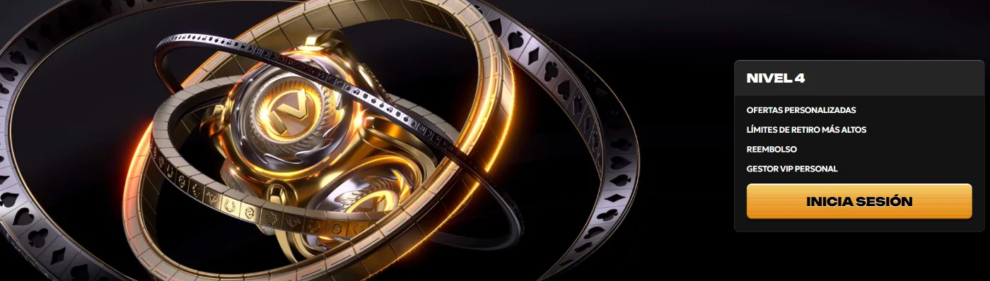 Spinsy Casino pantalla VIP nivel 4 con ofertas personalizadas, reembolso y gestor VIP personal